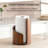 Wooden Paper Towel Holder with Space Design for Kitchen and Table Decor, Anti Skid Base, Eco Friendly Mango Wood & Metal Rod -665833113-665833089