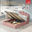 Lit plateforme tapissier Petal Palm-1696081561-1696081558