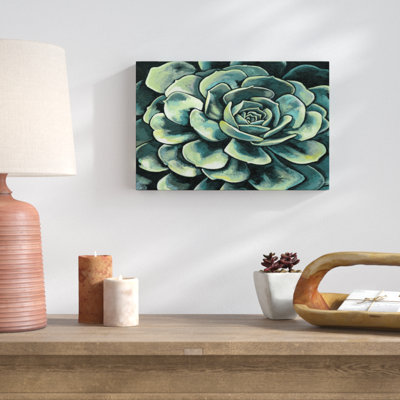 « succulent fleuri ii », reproduction d’impression sur toile tendue