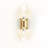 Hasiba 1-Light Metal Wall Sconces Modern Wall Lights for Bedroom Bathroom Light Fixtures-1589259549