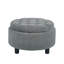 Table basse ronde avec rangement 25 pouces-9434483