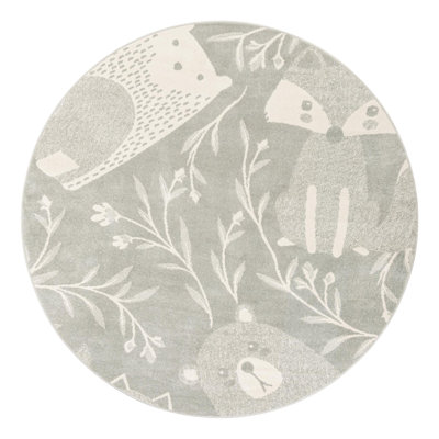 Whimsy Machine Woven Polypropylene Plastic Rug