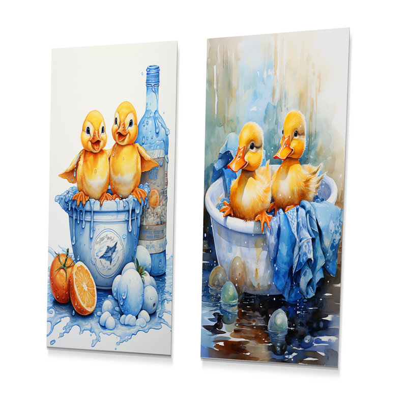 Blanchisserie Dancing Duck Detergent II, H 28 po x l 24 po