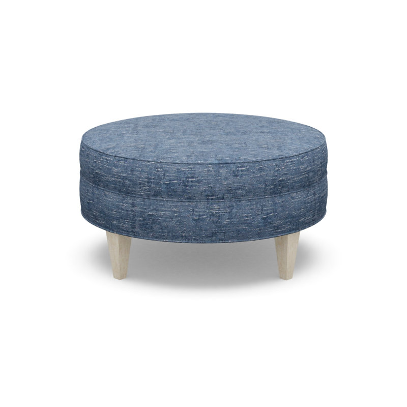 Ottoman Shop Round Ottoman, Sandstone, 9637-51
