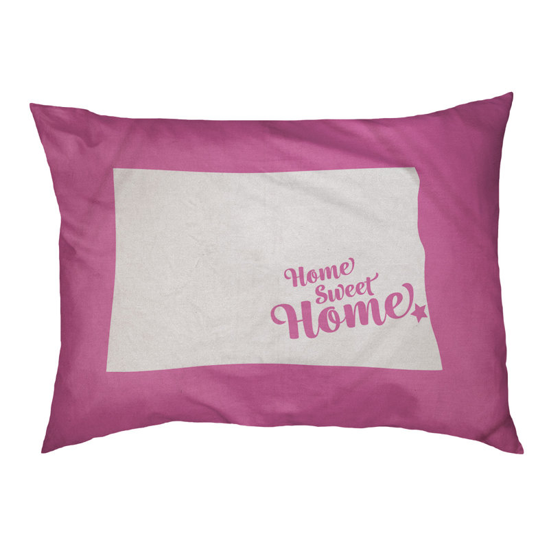 Coussin stylisé pour la maison Fargo, Petit (L 18 po x l 28 po), Rose