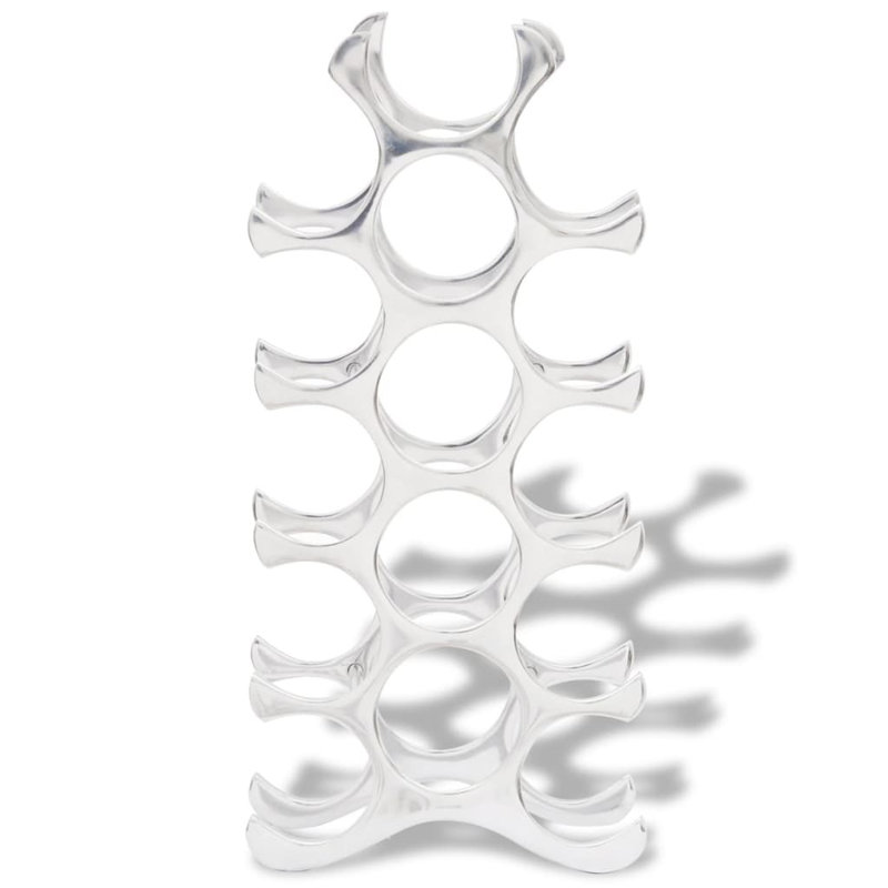 Hardy Tabletop Wine Bottle Rack in Silver