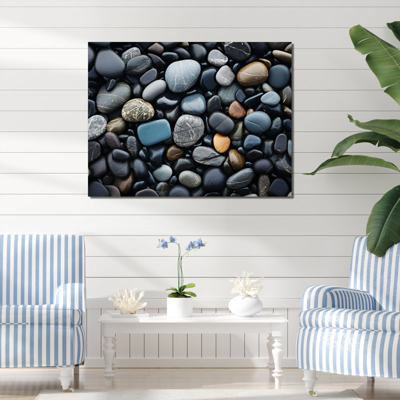 Motif de Rocky Beach IV sur toile, Toile tendue, 34" H x 44" W