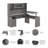 Huckins Adjustable L-Shaped Standing Desk-514822973