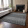 Premium Machine Washable Prisco Gray Rug