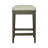 Aisja Upholstered Console Stool w/ Nail Head Trim