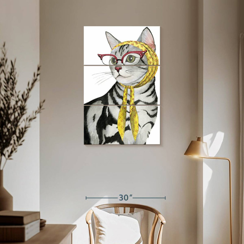 Brampt Cool Cat III, 57" H x 36" W