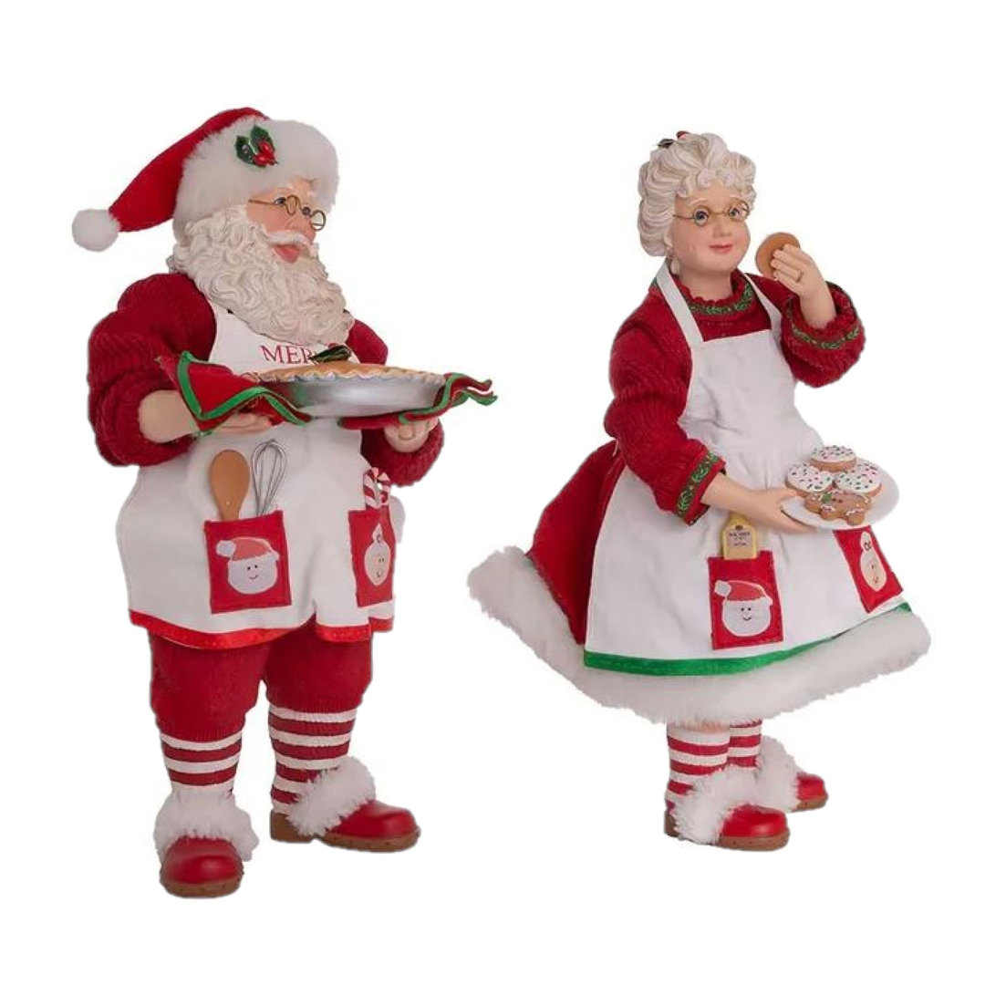 Fabriché Mr. and Mrs. Santa 2-Piece Set Kurt Adler