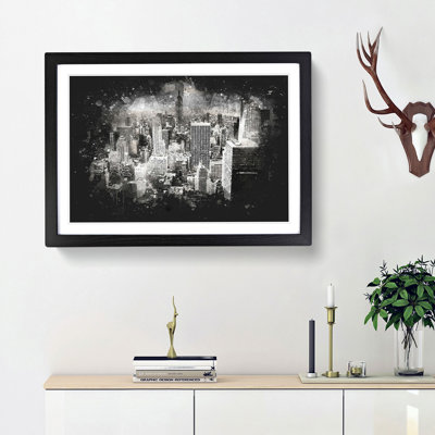 A New York Skyline - Picture Frame Graphic Art Print