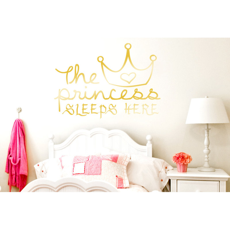 Abstract Wall Decal, Large, Shiny Gold