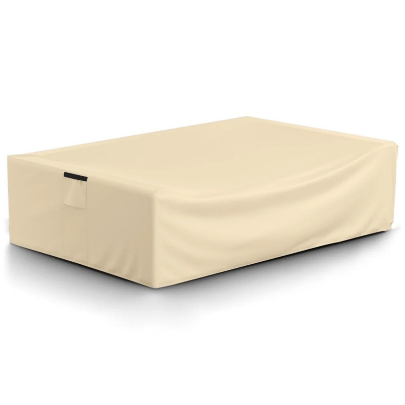 Housse de protection extérieure 600D en PVC imperméable et résistant au froid, beige