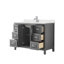 Ensemble de meuble-lavabo simple 48 po avec plateau en quartz Daria-100481832-100481835-100501759