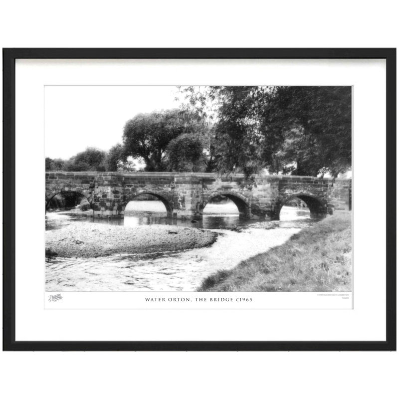 Water Orton, The Bridge C1965 - Single Picture Frame Print, 60cm H x 80cm W x 2.3cm D