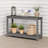 Rectangular Outdoor All-Weather Console Table, Gray-110559035
