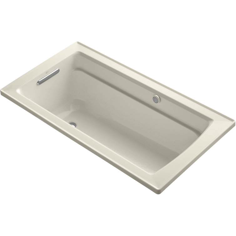 Archer® 60-in X 32-in Drop-in Heated Bubblemassage Air Bath
