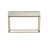 Duchess 55" Wide Mahogany Console Table, Cream