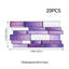 20Pcs Self-Adhesive Wall Tile Stickers