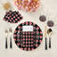 Xmas Ornament Vegan Leather Round Pebble Placemat-868402319