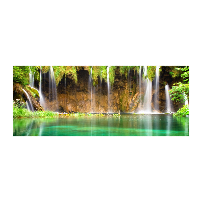 Plitvice Lakes - No Frame Print on Canvas