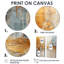 Golden Gleam I - ensemble de 2 impressions sur toile modernes-1698505815-1698505811-1698505810