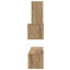 Wall TV Cabinet Wall-Mounted 4 Pcs 200 X 30 X 30 Cm-680559384