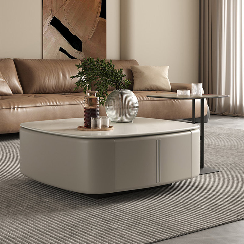 Table basse carrée en marbre