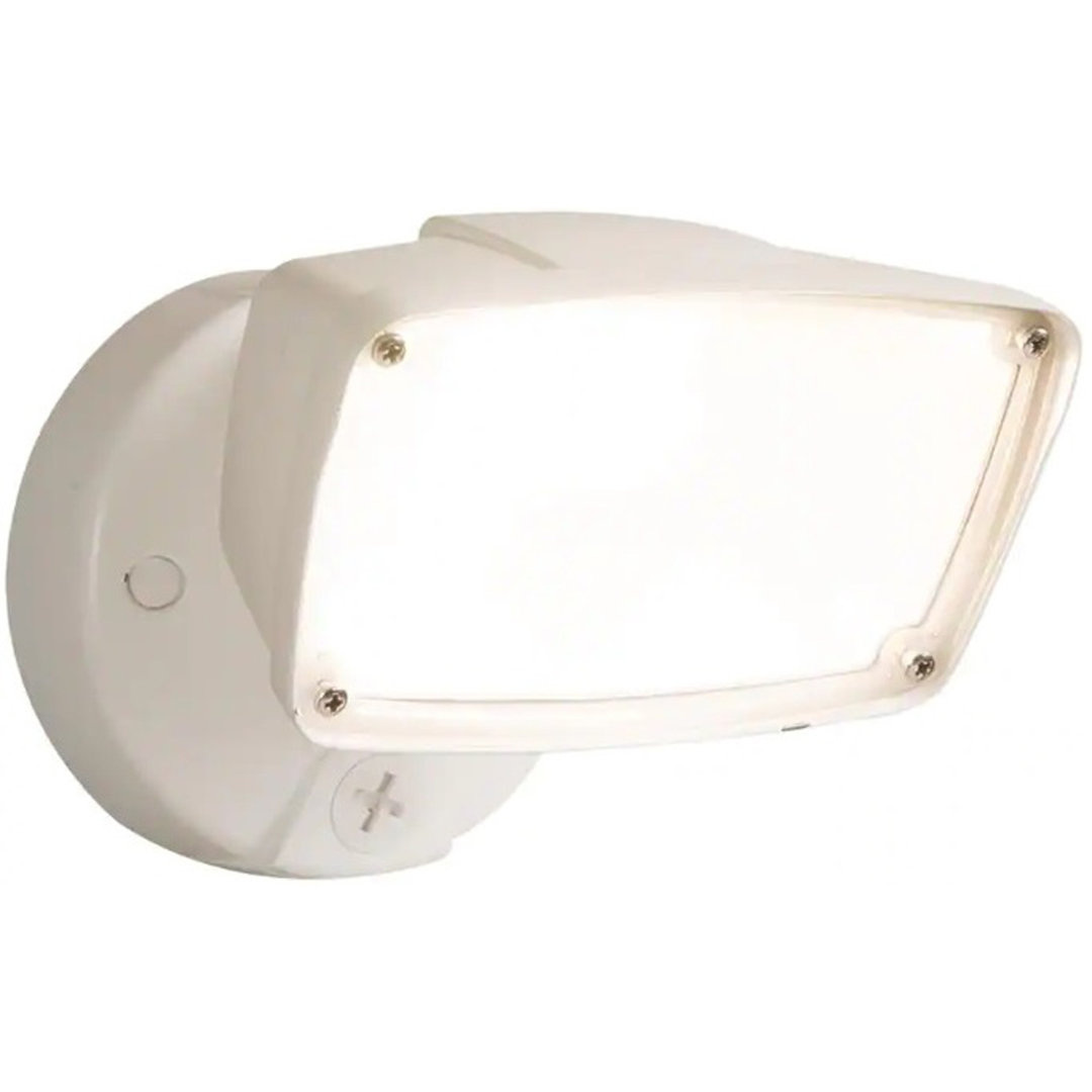 1 - Head LED Hardwired Dusk to Dawn Outdoor Security Flood Light with Timer SUPERHUNTER