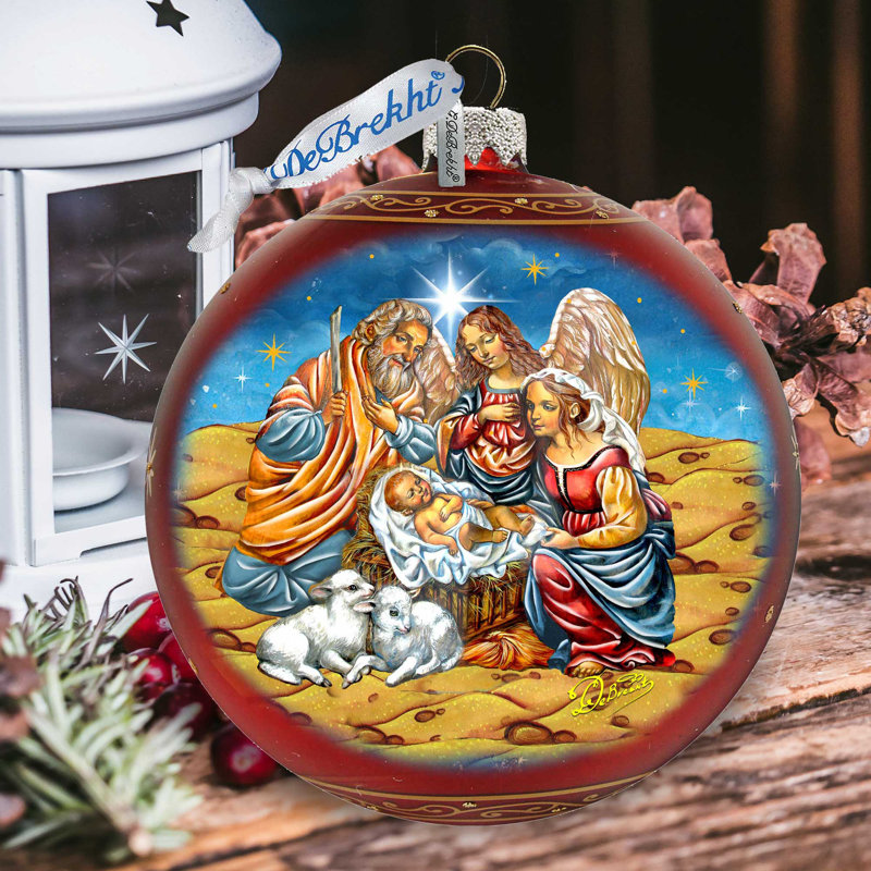 5.5'' Glass Ball Ornament