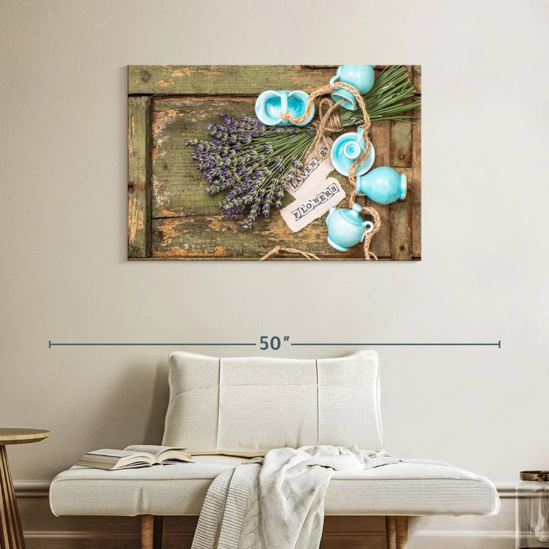 Harnek Rustic Lavender, 26" H x 39" W