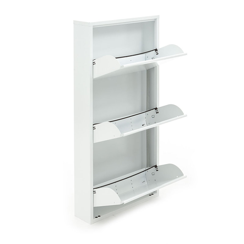 9 Pair Flip Down Shoe Storage