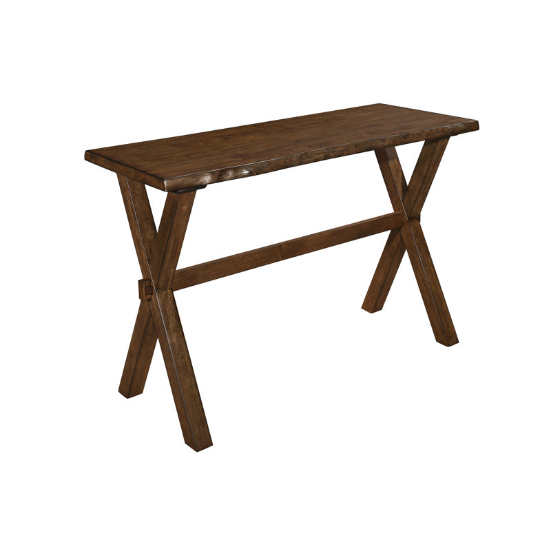 Console en bois massif 47 po Yovana