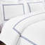 Ensemble de housse de couette brodé en coton 3 pièces Superior -100476003-110742609