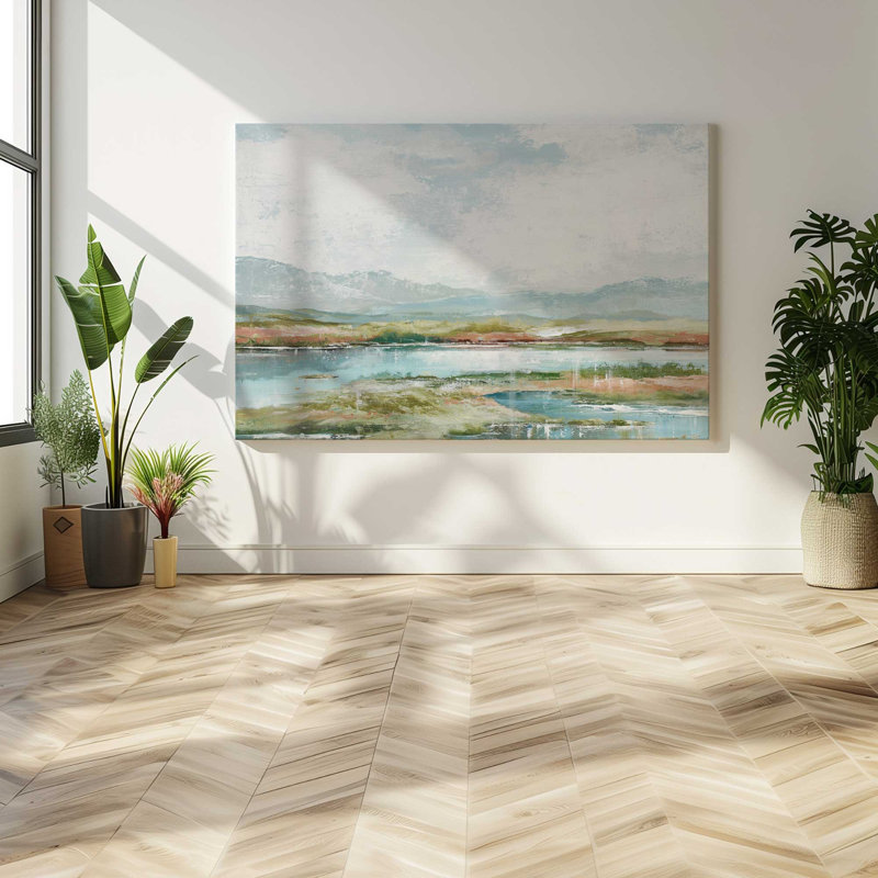 Lakeside Afternoon Delight, Large Canvas Print, 36" H x 54" W