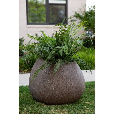 Jardinière de roche légère 26 po - sable brun