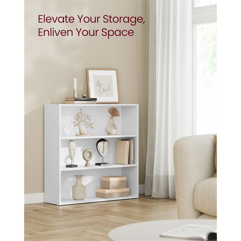 Bibliothèque standard H 71,1 po x l 24,4 po Sayef, Blanc, (3 tablettes) H 31,8 po x l 23,6 po x P 9,4 po