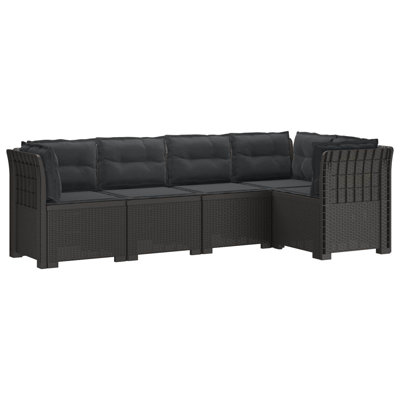 234 cm W Patio Sofa with Cushions