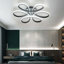 Innsbrook Modern Acrylic Light-adjusted Petal Ceiling Light 1-Light Semi Flush Mount Light-1120027992-1135634110