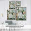Bouquet Scatter I, reproduction encadrée - bois massif-29065955