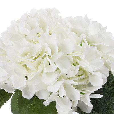 Silk Hydrangea Arrangement in Vase