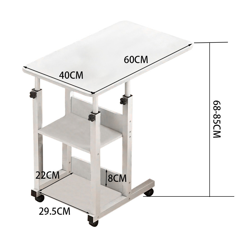 Inbox Zero 60Cm Rectangular with Hutch Computer Desk | Wayfair.co.uk