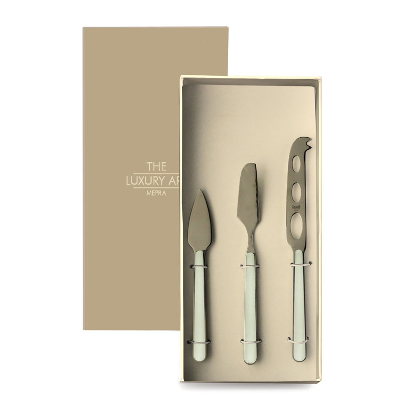 Couteaux à fromage Fantasia - 3 pièces, Sauge