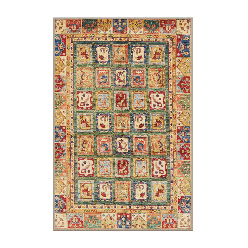 Tapis abstrait moderne 678, Rectangle 4 pi x 6 pi