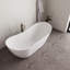 Baignoire autoportante 71 po blanc brillant avec drain interne Streamline-108964559