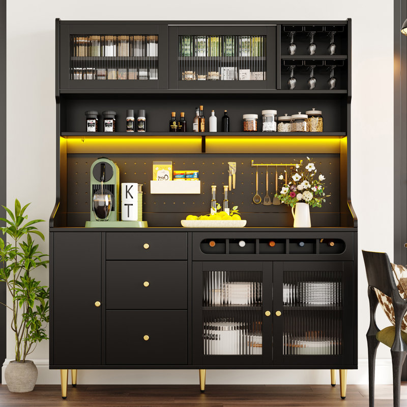 Standard Pantry / Tall Cabinet, Black