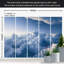 Murale paysage pelez et collez - formation de nuage moelleux-1840844165