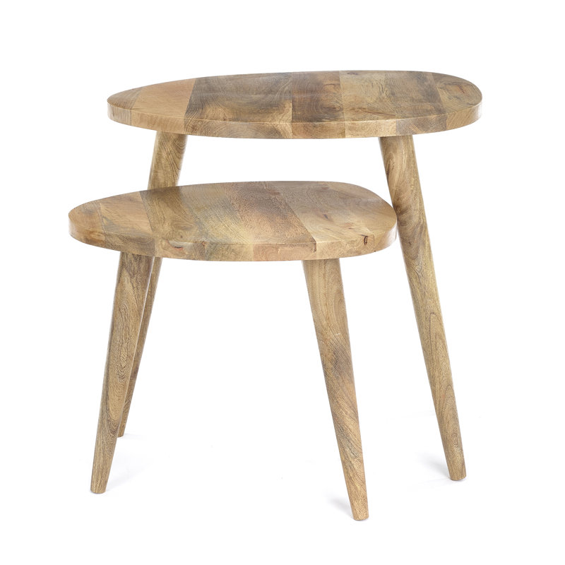 Delmonte Solid Wood Nesting Tables